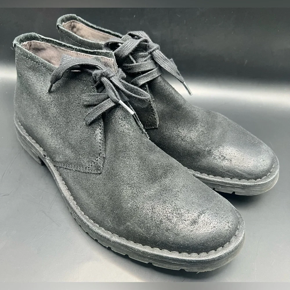 John Varvatos - Black Men’s Chukka Boots- Size:8‎